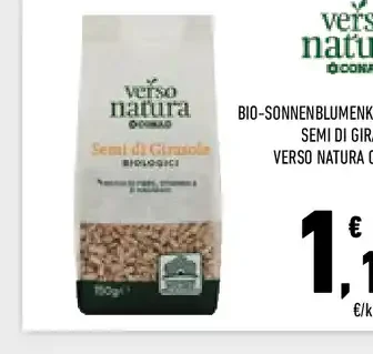 Semi di girasole Verso Natura Conad Bio