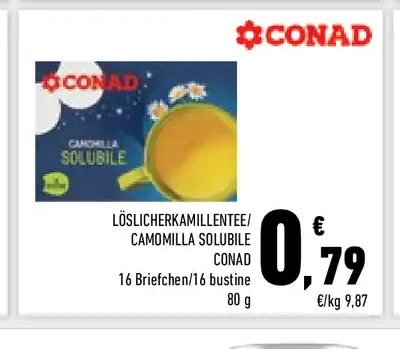 Camomilla solubile Conad