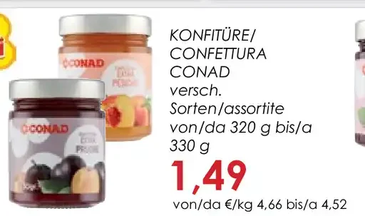 Confettura Conad assortita