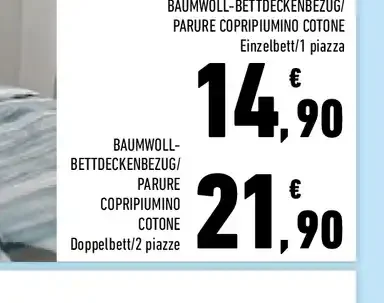 Copripiumino in cotone