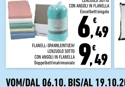 Lenzuolo sotto in flanella