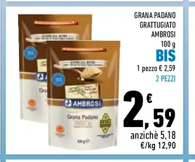 Grana Padano grattugiato Ambrosi