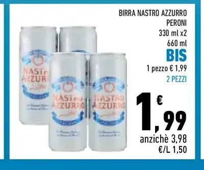 Birra Nastro Azzurro Peroni