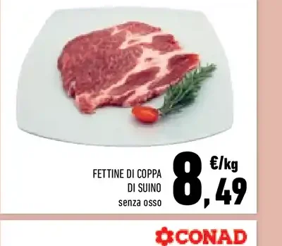 Fettine di coppa di suino