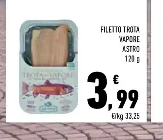 Filetto trota vapore Astro