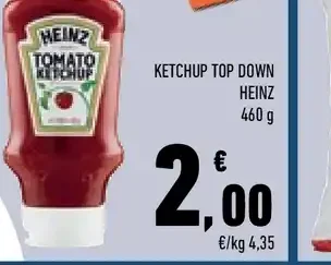 Ketchup Top Down Heinz