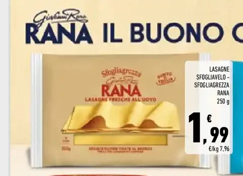 Lasagne sfogliare Rana