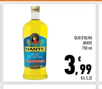 Olio d'oliva Dante