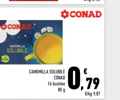Camomilla solubile Conad