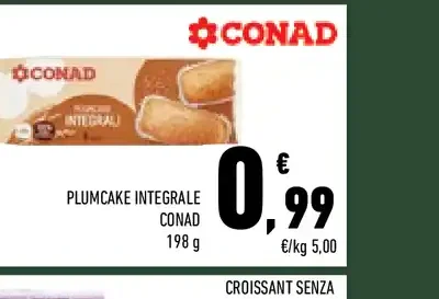 Plumcake integrale Conad