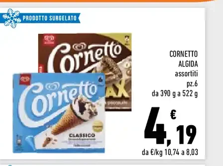 Cornetto Algida assortiti