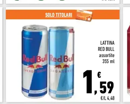 Lattina Red Bull assortite