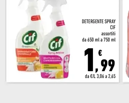 Detergente spray Cif