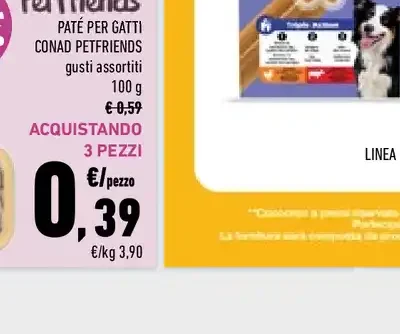 Paté per gatti Conad Petfriends