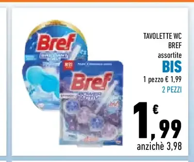 Tavolette WC Bref