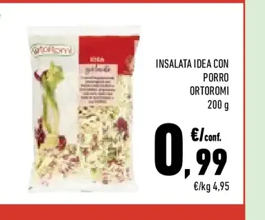 Insalata idea con porro