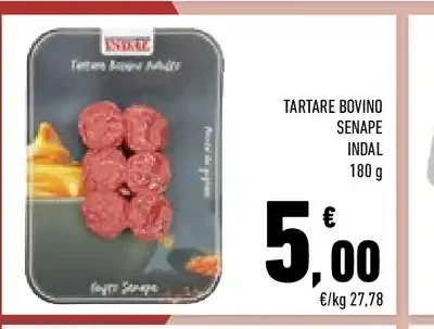 Tartare bovino senape