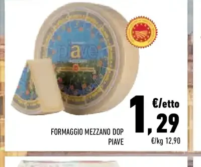 Formaggio mezzano DOP Piave
