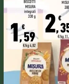 Biscotti Misura integrali