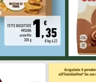 Fette biscottate Misura
