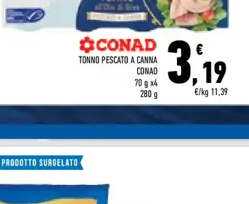 Tonno pescato a canna