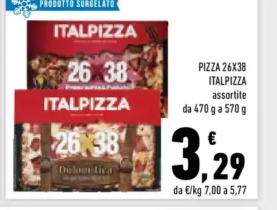 Pizza 26x38 assortita