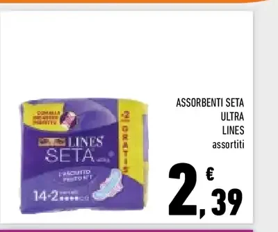 Assorbenti seta ultra Lines