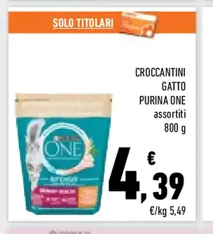 Croccantini gatto Purina One