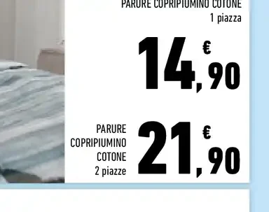 Parure copripiumino cotone