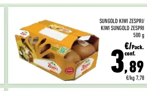 Kiwi Sungold Zespri