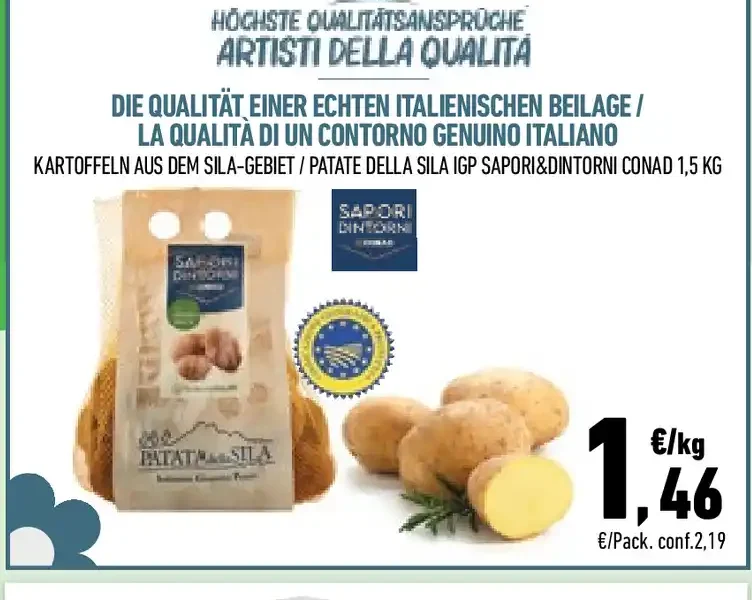 Patate della Sila IGP