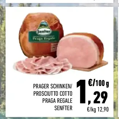 Prosciutto cotto Praga