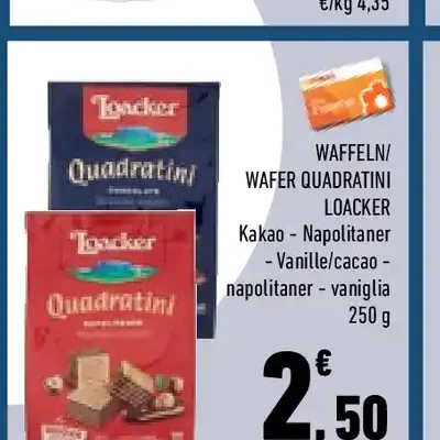 Wafer quadratini