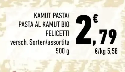 Pasta di kamut biologica Felicetti, assortita