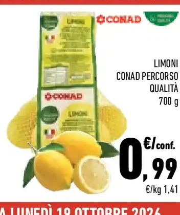 Limoni Conad Percorso Qualità