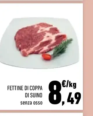 Fettine di coppa di suino