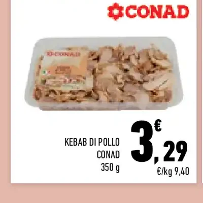 Kebab di pollo Conad