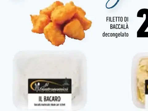 Filetto di baccalà decongelato