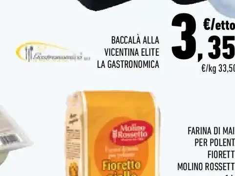 Baccalà alla vicentina elite La Gastronomica