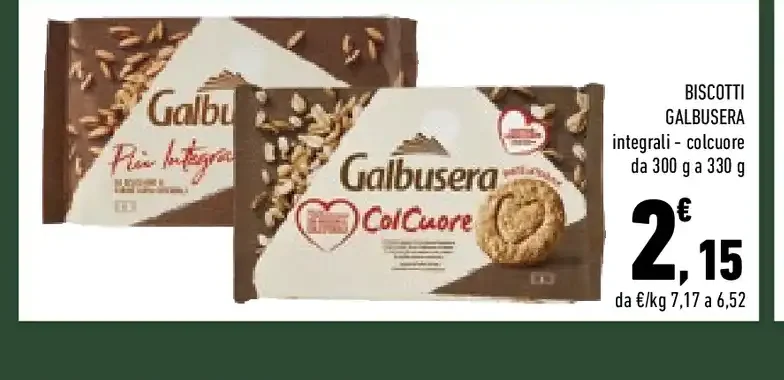 Biscotti Galbusera integrali