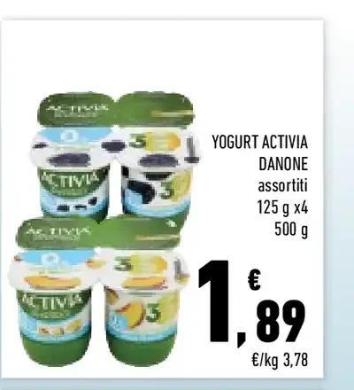 Yogurt Activia Danone assortiti