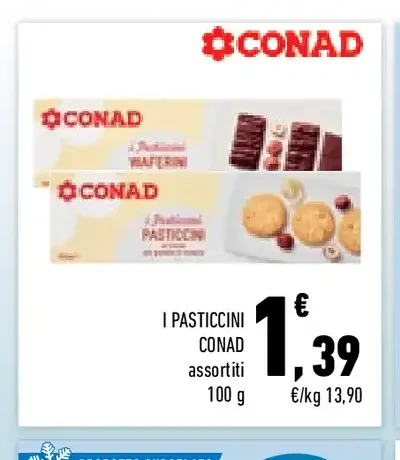 Pasticcini Conad assortiti
