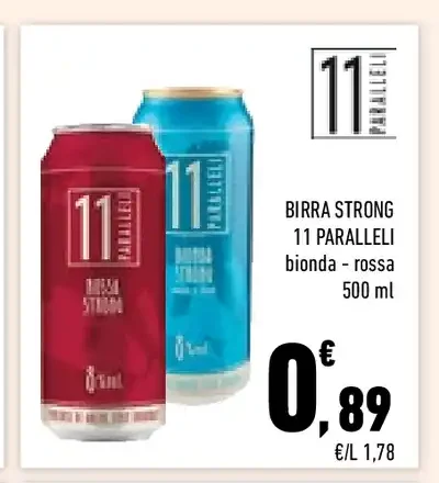 Birra Strong 11 Paralleli
