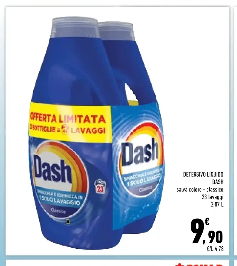 Detersivo liquido Dash