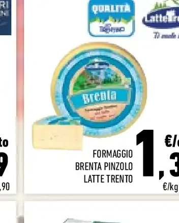 Formaggio Brenta Pinzolo Latte Trento