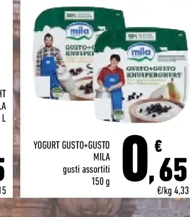 Yogurt Gusto+Gusto Mila