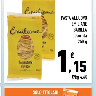 Pasta all'uovo Emiliane Barilla