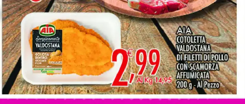 Cotoletta di pollo con scamorza