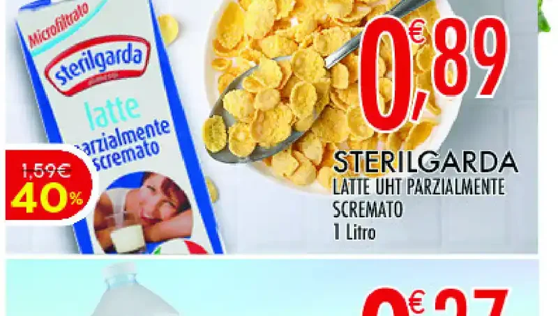Latte UHT parzialmente scremato