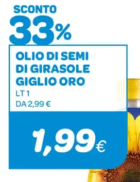 Olio di semi di girasole Giglio Oro